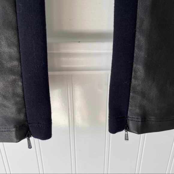 Maje Smarta Black Lamb Leather Stretch Leggings Small NWTS - Picture 4 of 10